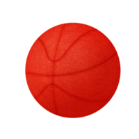 Red Rounded Basketball png