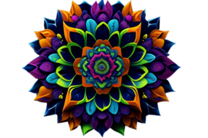 ai generato, mandala disegno, mandala png