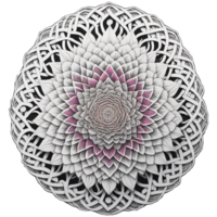 ai generado, mandala diseño, mándala, hermosa mandala png