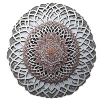 ai generado, mandala diseño, mándala, hermosa mandala png