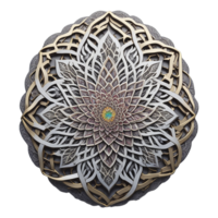 ai generado, mandala diseño, mándala, hermosa mandala png