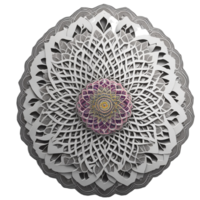 ai generado, mandala diseño, mándala, hermosa mandala png