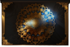 ai generado, mandala diseño, mándala, hermosa mandala png