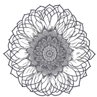 ai generado, mandala diseño, mándala, hermosa mandala png