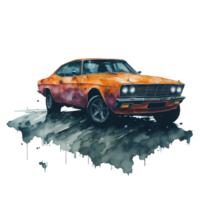 Ai Generated, Watercolor Car, Car, Watercolor png