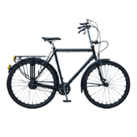 ai generado, acuarela bicicleta, acuarela, bicicleta con flor png