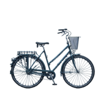 ai generiert, Aquarell Fahrrad, Aquarell, Fahrrad mit Blume png