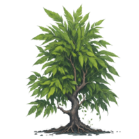 Ai Generated, Watercolor Tree, Watercolor, png