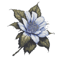 ai généré, aquarelle fleur, aquarelle magnifique fleur, aquarelle png