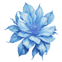 ai généré, aquarelle fleur, aquarelle magnifique plus imparfait, aquarelle png