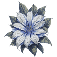 ai généré, aquarelle fleur, magnifique fleur, aquarelle magnifique fleur png