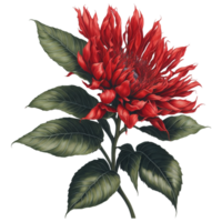 ai gerado, aguarela flor, lindo flor, aguarela lindo flor png