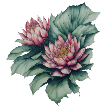 ai generado, acuarela flor, acuarela hermosa flor, acuarela png