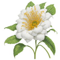 ai generado, acuarela flor, acuarela hermosa flor, acuarela png