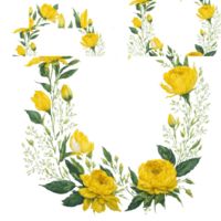 ai generato, acquerello fiore, acquerello bellissimo fiore, acquerello png