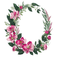 ai genererad, vattenfärg blomma, vattenfärg skön blomma, vattenfärg png