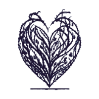 Ai Generated, Beautiful Heart Style png