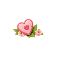 Ai Generated, Beautiful Heart Style png