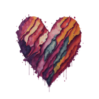 Ai Generated, Beautiful Heart Style png