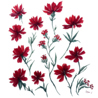 acuarela flor, acuarela floral flor diseño, acuarela flor preparativos floral, acuarela flor diseño, flor sublimación floral clipart, Boda decoración, ai generado gratis png