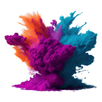 Powder, Ink Powder in a bottle, Beautiful power, Bright Ink Powder Pigment Explosion Background Element, Ai Generated png