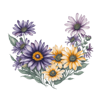 acuarela floral diseño, acuarela ramo de flores, acuarela ramo de flores flor, Boda flor, acuarela floral diseño, botánico, acuarela decoración, ai generado png