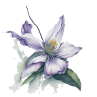 waterverf Bloemen boeket, waterverf boeket bloem, bruiloft bloem, waterverf bloemen ontwerp, botanisch bloem, waterverf decoratie, waterverf bloesem, ai gegenereerd png