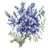 waterverf Bloemen boeket, waterverf boeket bloem, bruiloft bloem, waterverf bloemen ontwerp, botanisch bloem, waterverf bloesem, waterverf decoratie, ai gegenereerd png