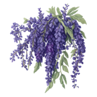 waterverf mand bloem, waterverf Bloemen boeket, waterverf boeket bloem, bruiloft bloem, waterverf bloemen ontwerp, botanisch bloem, waterverf decoratie, ai gegenereerd png