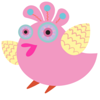 bonito desenho animado asas de aves animal galinha 10264405 PNG