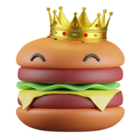 hamburger 3d icona png