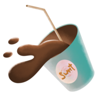 Chocolate milk drawing png