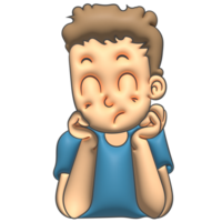 Have no idea cartoon man gesture png