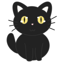 Cute emoji cat clip art for Cat's day png