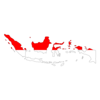 Indonesië vlag - PNG