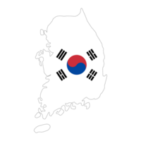 zuiden Korea vlag - PNG