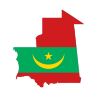 Mauritania bandera - png