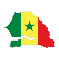 Senegal bandera - png