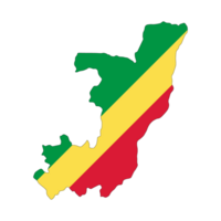 république de le Congo drapeau - png