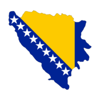 Bosnien und Herzegowina Flagge - - png
