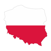 Polen vlag - PNG