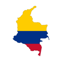 colombia flagga - png