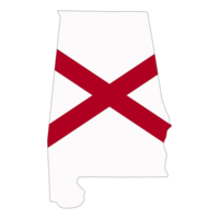 Alabama vlag - staat van Amerika png