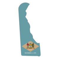 delaware flagga - stat av Amerika png