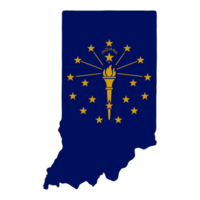 Indiana vlag - staat van Amerika png