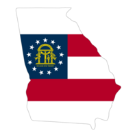 Georgia Flag - State of America png