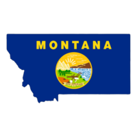 Montana Flag - State of America png