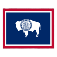 Wyoming Flag - State of America png