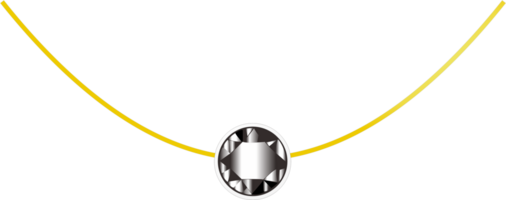 Black diamond pendant png