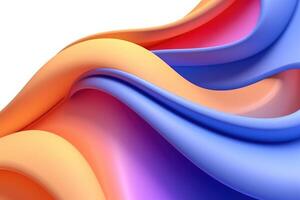 Abstract wavy colorful background. photo